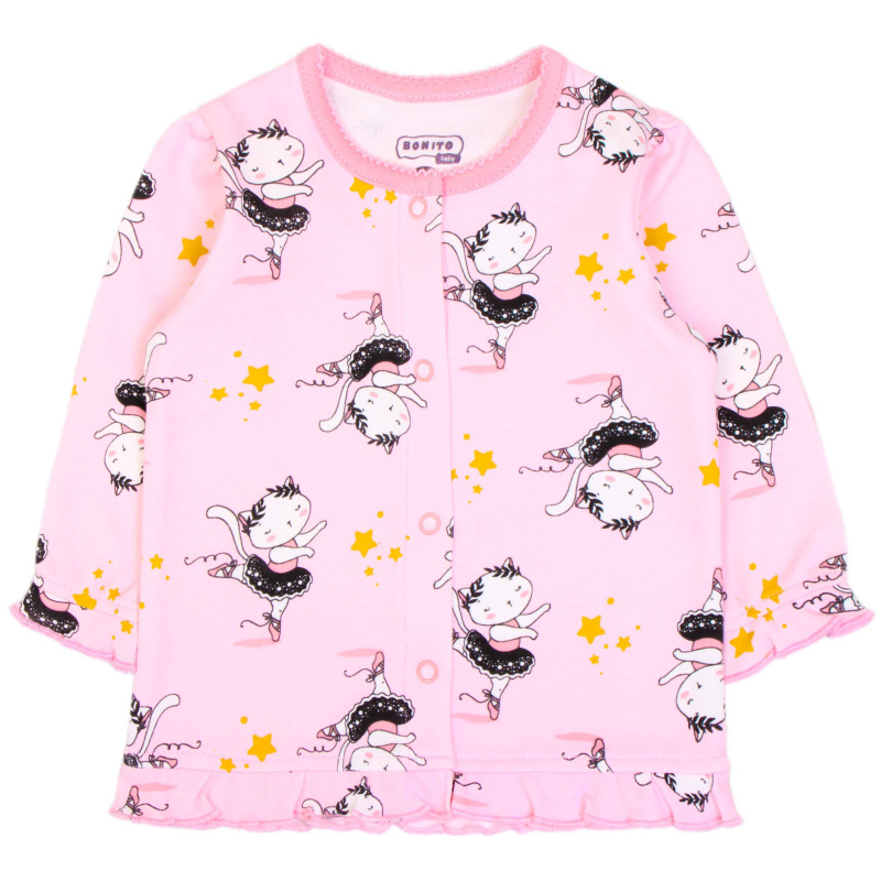 картинка ЧЗ Кофта для девочки 62-86 100% хб BONITO KIDS/OP1465/уп.5шт./меш.525шт. от BonitoKids