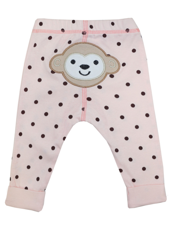 картинка Штанишки для новорожденных 100% х/б, 6-12 мес, 62-80см BONITO KIDS/OP297/уп.4шт./меш.644шт. от BonitoKids