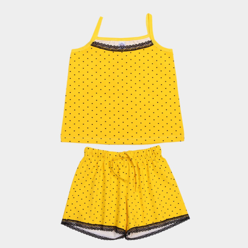 картинка БГ_ЧЗ Пижама для девочки 8-12 лет 92% хлопок 8% лайкра BONITO KIDS/SS6044(ЧЗ)/уп.5шт./меш.300шт. от BonitoKids