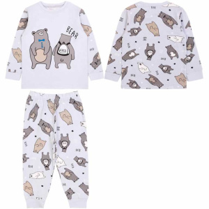 картинка БГ Пижама для мальчика 3-7 лет 95% хлопок, 5% эластан BONITO KIDS/OP1391/уп.5шт./меш.250шт. от BonitoKids