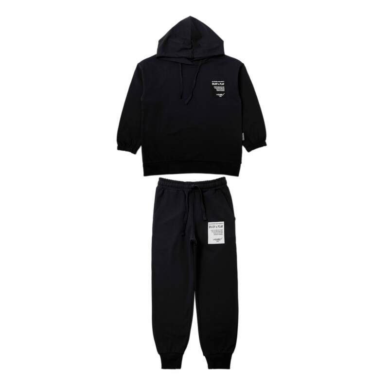 картинка БГ_ЧЗ Комплект для мальчика (свитшот и штаны),  8-12 лет, 92% хлопок, 8% лайкра,  BONITO KIDS/SS6054(ЧЗ)/уп.5шт./меш.100шт. от BonitoKids