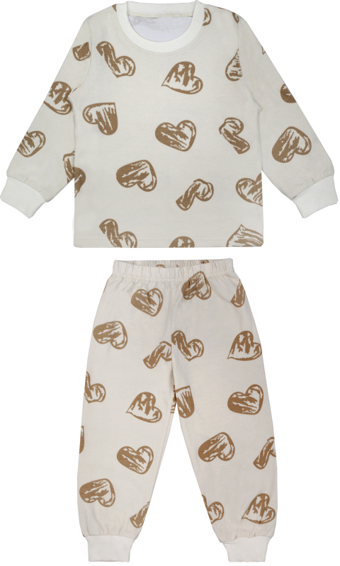 картинка БГ_ЧЗ Пижама для девочки  3-7 лет 100% хлопок BONITO KIDS/SS6043D(01-24)(ЧЗ)/уп.5шт./меш.225шт. от BonitoKids