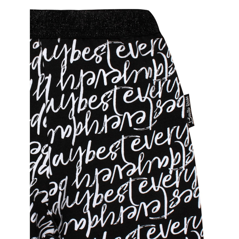 картинка ЧЗ Лосины для девочки 3-7 лет 92% хлопок, 8% лайкра BONITO KIDS/BK1451L(ЧЗ)/уп.5шт./меш.550шт. от BonitoKids