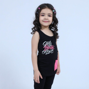 картинка БГ Майка для девочки 5-8 лет 100% хлопок  BONITO KIDS/BK1589M/уп.4шт./меш.800шт. от BonitoKids