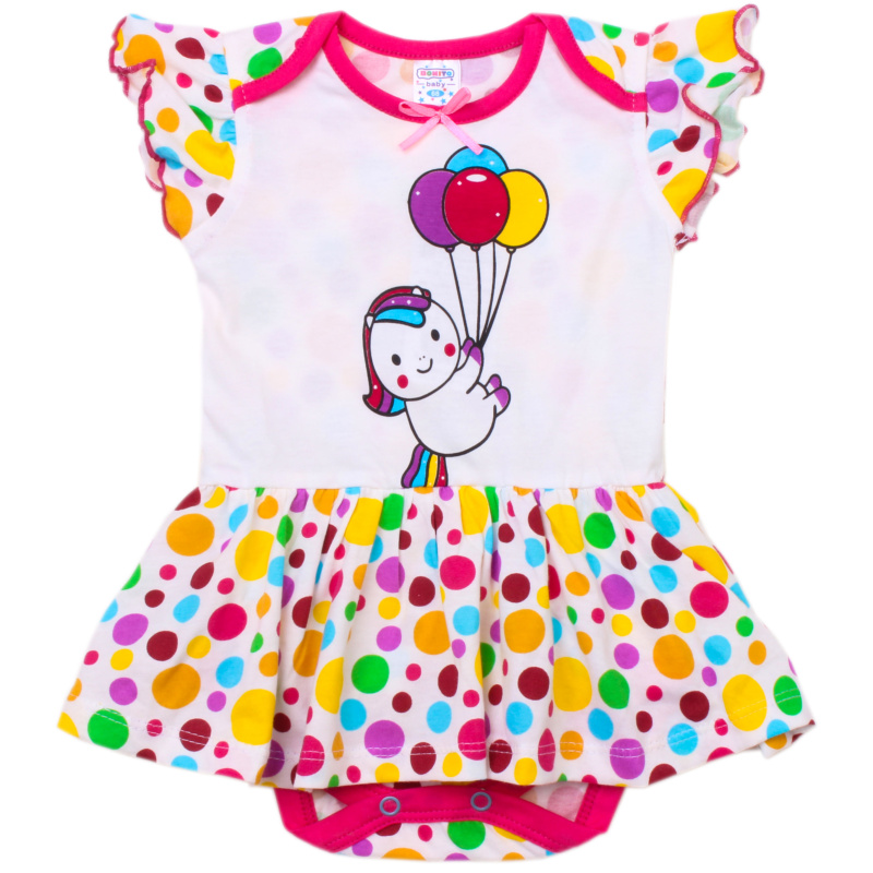 картинка КГ_БГ Боди для девочки, 68-86, 100% хлопок, кулирка BONITO KIDS/OP1379//уп.4 шт./меш.600 шт. от BonitoKids