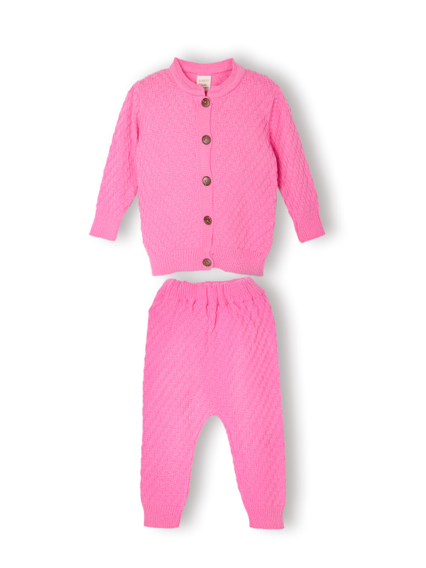 картинка Комплект для новорожденных (кардиган и штанишки) 68-80 см 50% вискоза 22% нейлон 28% пэ BONITO KIDS/OP1560(10-24)/уп.2 шт./меш.160шт. от BonitoKids