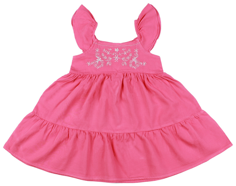 картинка ЧЗ Платье для девочек 100% х/б, 3-7 лет, BONITO KIDS/OP886(ЧЗ)/уп.5шт./меш.300шт от BonitoKids