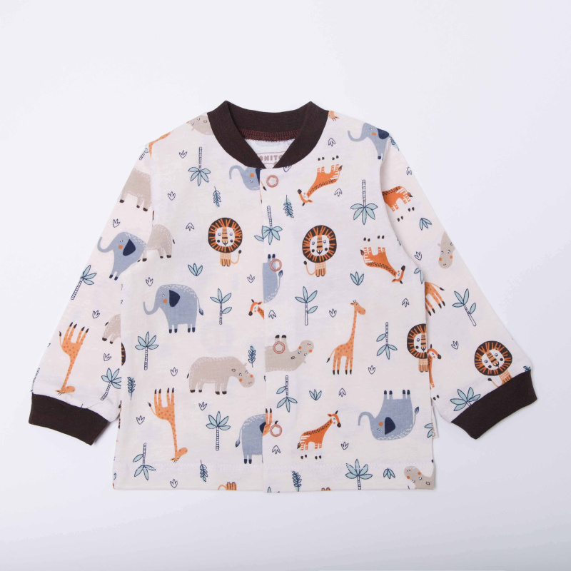 картинка ЧЗ Кофта для детей 68-86 см 100% хлопок BONITO KIDS/OP1864(ЧЗ)/уп.4шт./меш.680шт. от BonitoKids