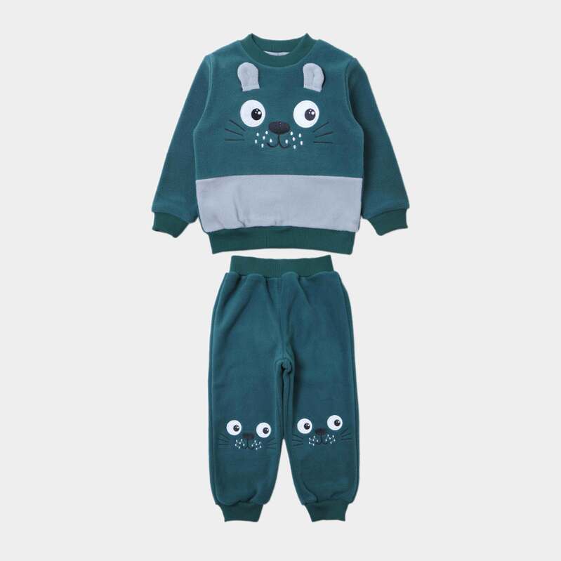 картинка ЧЗ Комплект для детей (свитшот и штаны), 2-6 лет, 100% полиэстер, BONITO KIDS/OP1902(01-23)(ЧЗ)/уп.5шт./меш.105шт. от BonitoKids