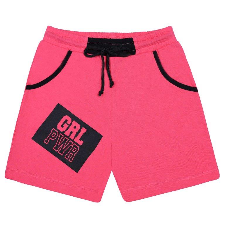 картинка ЧЗ Шорты для девочки 8-12 лет 100% хлопок BONITO KIDS/BK1655SH(ЧЗ)/уп.5шт./меш.450шт. от BonitoKids