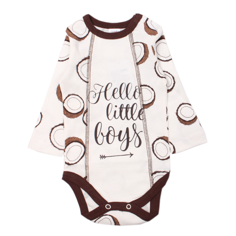 картинка ЧЗ Боди для детей 62-80 см 100% х/б BONITO KIDS/OP1311(01-22)/уп.4шт./меш.640шт. от BonitoKids