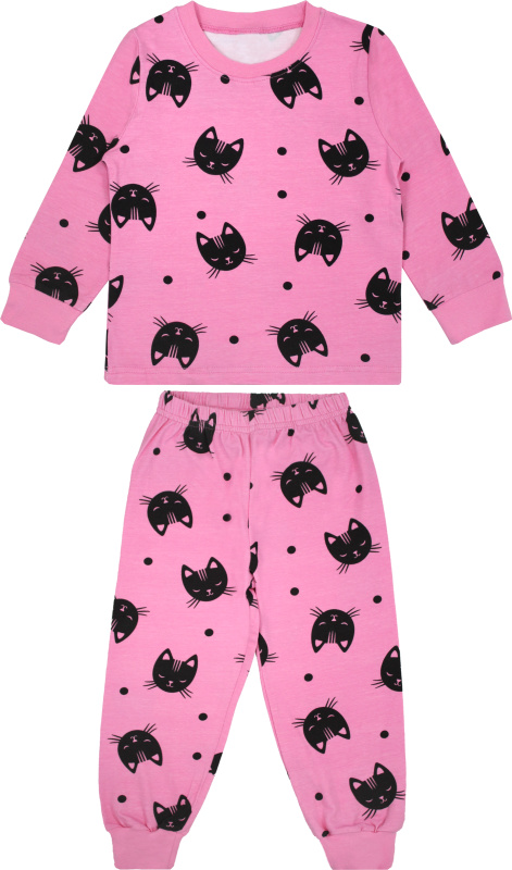 картинка БГ_ЧЗ Пижама для девочки  3-7 лет 100% хлопок BONITO KIDS/SS6043D(01-24)(ЧЗ)/уп.5шт./меш.225шт. от BonitoKids