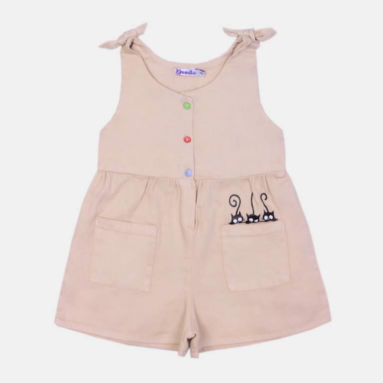 картинка Комбинезон для девочки 1-3 лет 100% хлопок BONITO KIDS/OP1664/уп.4шт./меш.480шт. от BonitoKids