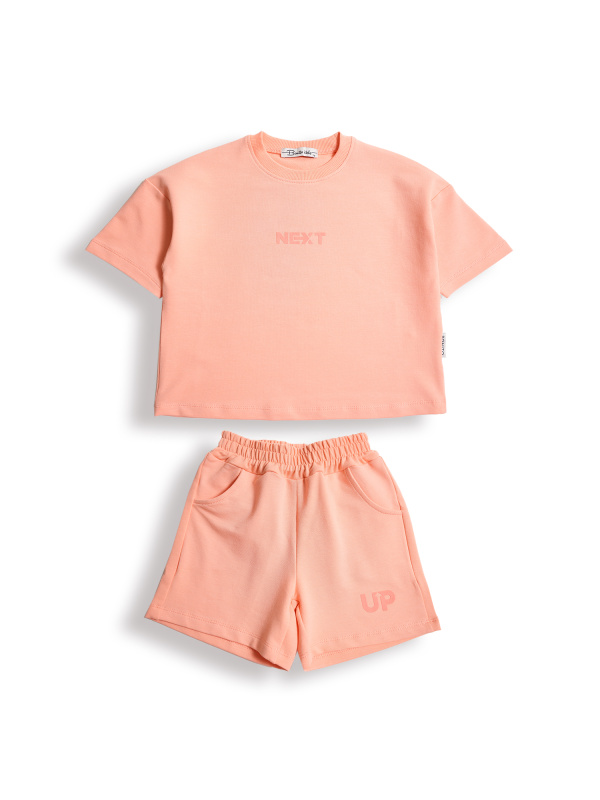 картинка БГ_ЧЗ Комплект для девочки (футболка и шорты) 3-7 лет 95% хлопок, 5% лайкра BONITO KIDS/SS6147(ЧЗ)/уп.5шт./меш.270шт. от BonitoKids