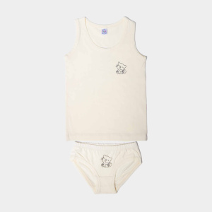 картинка БГ Комплект для девочки (майка и трусы) 3-7 лет BONITO KIDS/SS6061(01-23)/уп.5шт./меш.600шт. от BonitoKids