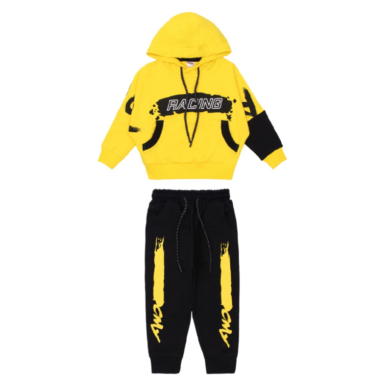 картинка Комплект для мальчика (толстовка, трико), 3-7 лет, 65% хлопок, 27% полиэстер, 8% эластан, BONITO KIDS/OP1223/уп.5 шт./меш.100 шт. от BonitoKids