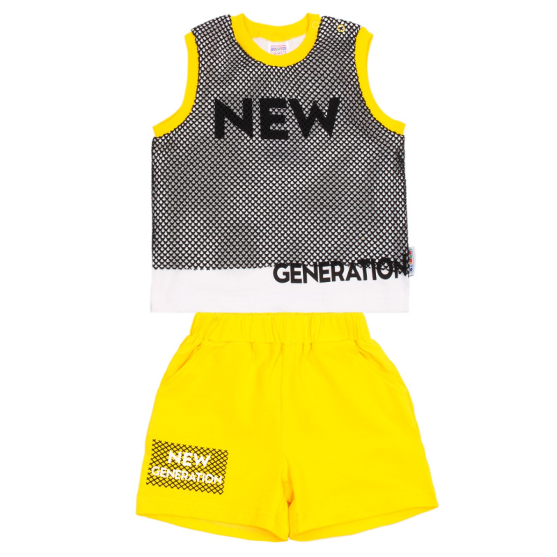 картинка КГ_БГ Комплект для мальчика (майка и шорты) 74-92 см BONITO KIDS/OP1448/уп.4 шт./меш. 360 шт./BONITO KIDS от BonitoKids