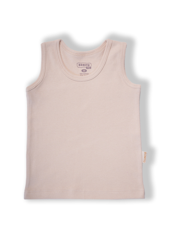 картинка ЧЗ Майка детская 68-86 см 100% хлопок BONITO KIDS/OP1921(ЧЗ)/уп.4шт/меш.784шт от BonitoKids