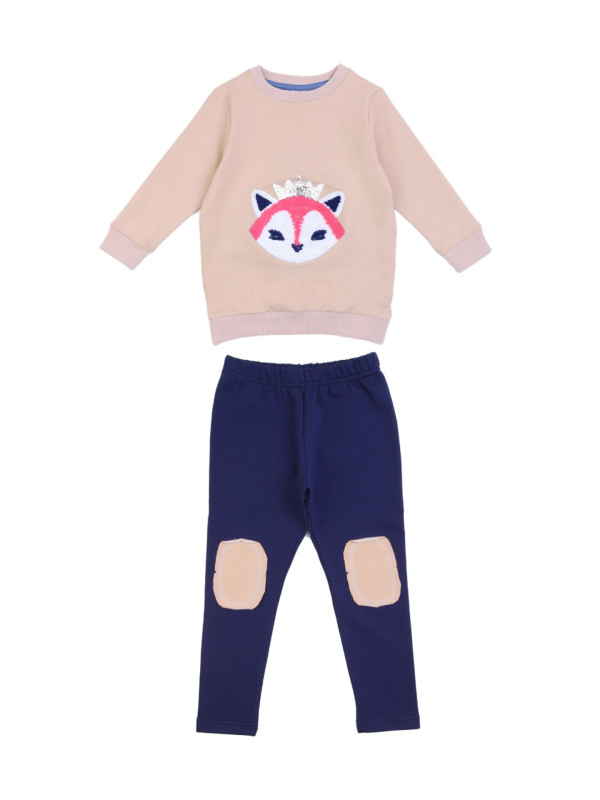 картинка КГ_ОТ Комплект для девочки (свитшот, лосины) 3-7 лет BONITO KIDS/OP1227/уп.5шт./меш.150шт. от BonitoKids