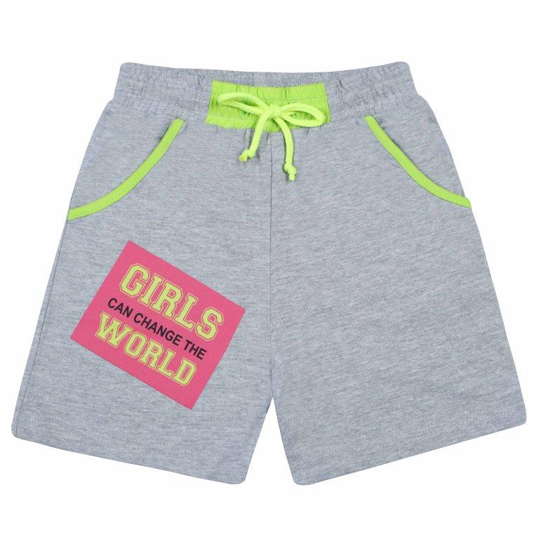 картинка ЧЗ Шорты для девочки 8-12 лет 100% хлопок BONITO KIDS/BK1655SH(ЧЗ)/уп.5шт./меш.450шт. от BonitoKids