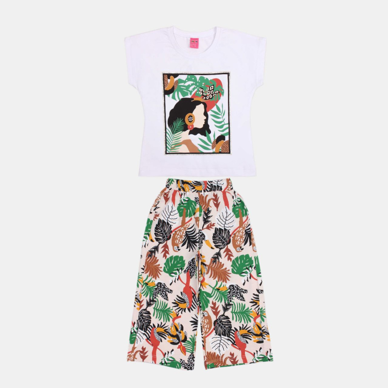 картинка КГ_ОТ Комплект для девочки (футболка и кюлоты) 8-12 лет 95% хлопок, 5% эластан BONITO KIDS /уп.5 шт./меш.180шт. от BonitoKids