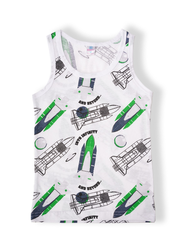 картинка БГ_ЧЗ Майка для мальчика 7-11 лет 100% хлопок BONITO KIDS/SS6111(10-24)(ЧЗ)/уп.5шт./меш.1100шт. от BonitoKids