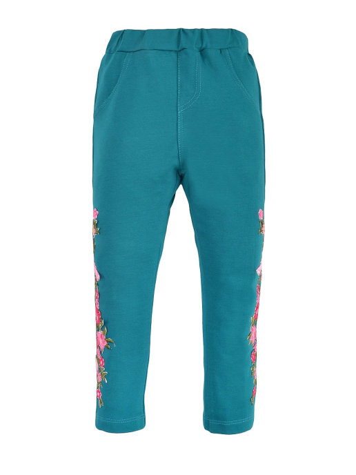 картинка ЧЗ Лосины для девочки 3-7 лет 100% х/б BONITO KIDS/BK1143L(ЧЗ)/уп.5шт./меш.400шт. от BonitoKids