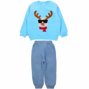 картинка БГ_ЧЗ Комплект для детей (толстовка, брюки) 2-5 лет BONITO KIDS/OP1489(ЧЗ)/уп.4шт./меш.96шт. от BonitoKids