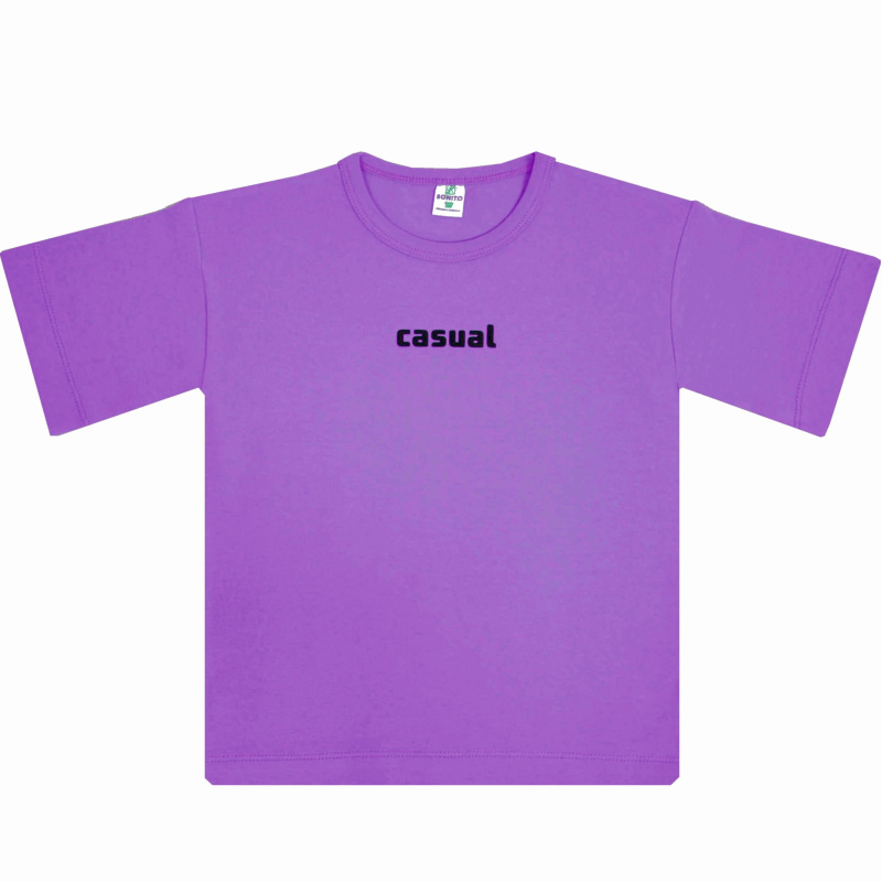 картинка БГ_ЧЗ Футболка для девочки 4-8 лет 92% хлопок, 8% лайкра BONITO KIDS/SS6126/уп.5шт./меш.555шт. от BonitoKids