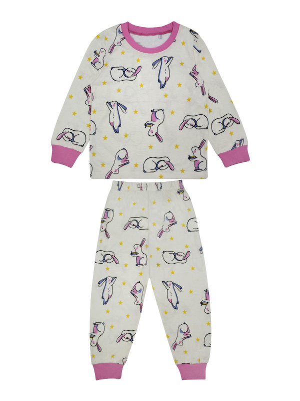 картинка БГ_ЧЗ Пижама для девочки  3-7 лет 100% хлопок BONITO KIDS/SS6043D(01-24)(ЧЗ)/уп.5шт./меш.225шт. от BonitoKids