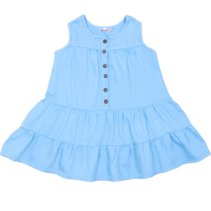 картинка ЧЗ Платье для девочки 5-8 лет 100% хлопок BONITO KIDS/OP1674(ЧЗ)/уп.4шт./меш 312.шт. от BonitoKids