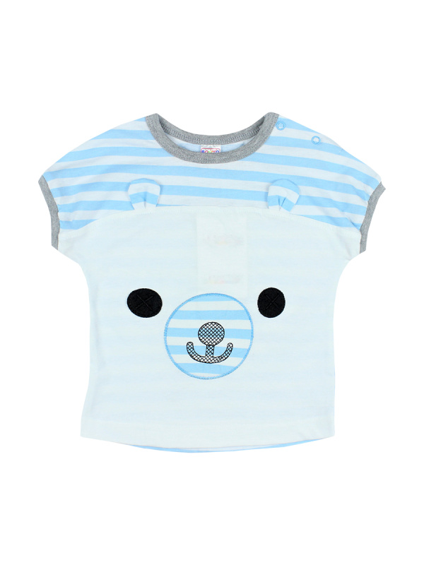 картинка ЧЗ Футболка для детей 1-4 лет, 100% х/б, BONITO KIDS/OP476/уп.4шт./меш.624 шт. от BonitoKids