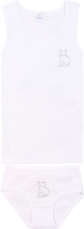 картинка БГ Комплект для девочки  (майка,трусы) 3-7 лет BONITO KIDS/SS0003/уп.5шт./меш.600шт. от BonitoKids