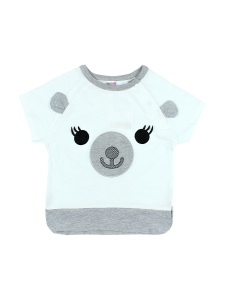 картинка Футболка для детей 1-4 лет, кулирка 100% х/б, BONITO KIDS/OP476/уп.4шт./меш.624 шт. от BonitoKids