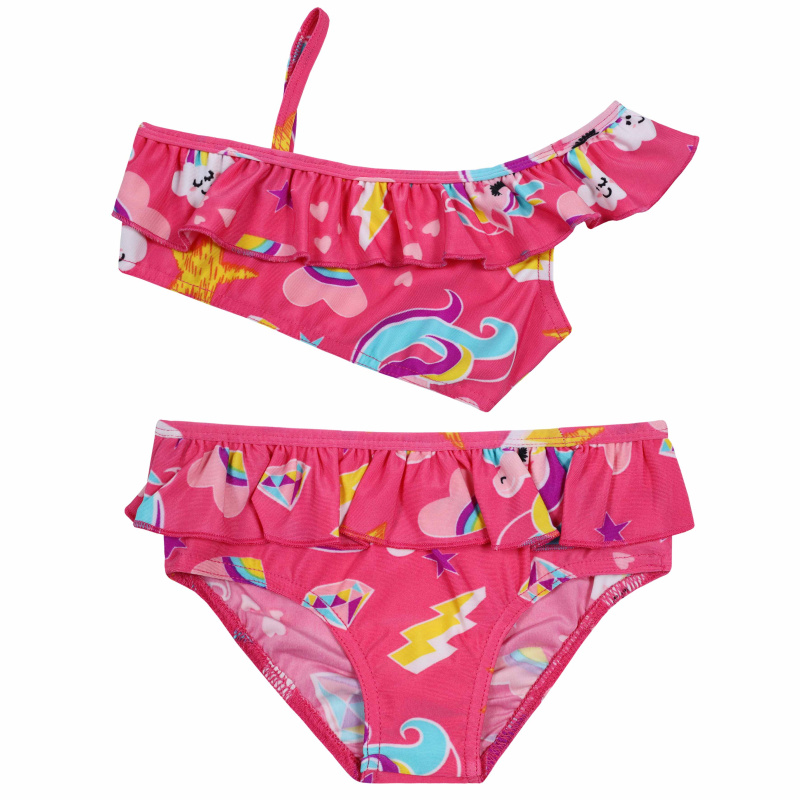 картинка БГ_ЧЗ Купальник для девочки (топ и трусы) 7-11 лет 60% хлопок 40% п/э BONITO KIDS/BK1786KP(01-24)/уп.5шт./меш.650шт. от BonitoKids