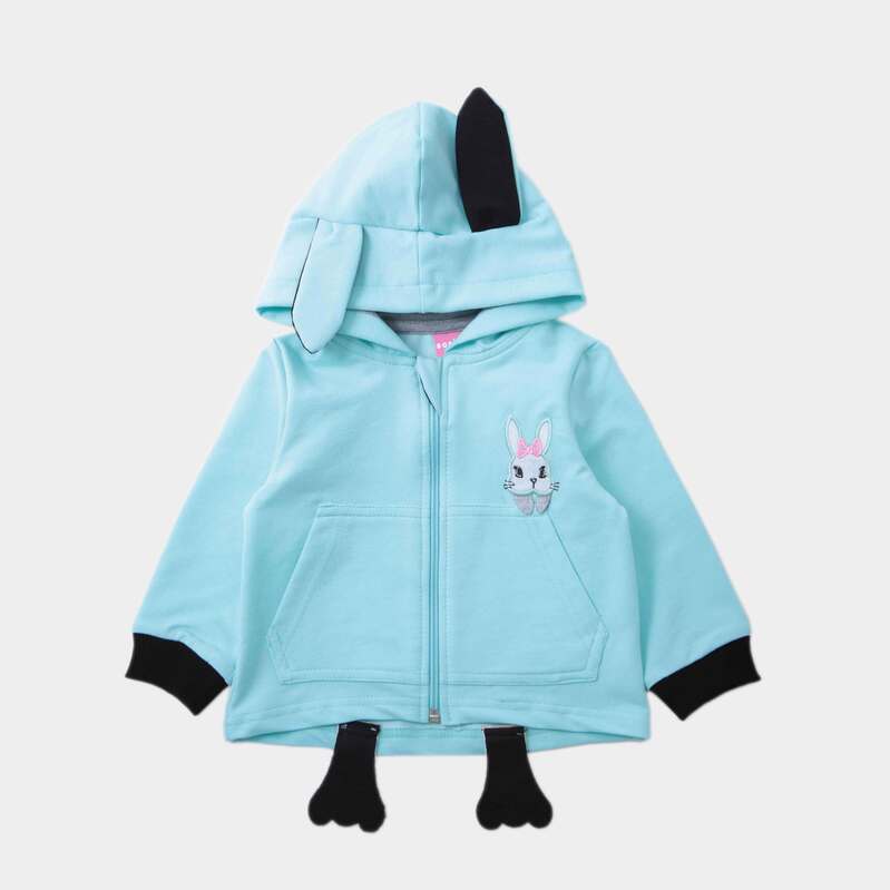 картинка ЧЗ Худи для детей 80-98 см 65% хлопок, 27% полиэстер, 8% эластан BONITO KIDS/OP1856(01-23)(ЧЗ)/уп.4шт./меш.260шт. от BonitoKids