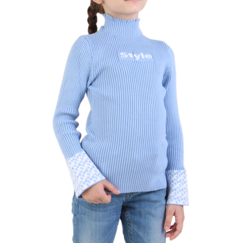 картинка БГ_ЧЗ Водолазка для девочки 4-8 лет 50% вискоза, 28% пэ, 22% нейлон BONITO KIDS/OP1539(ЧЗ)/уп.3шт./меш.228шт. от BonitoKids