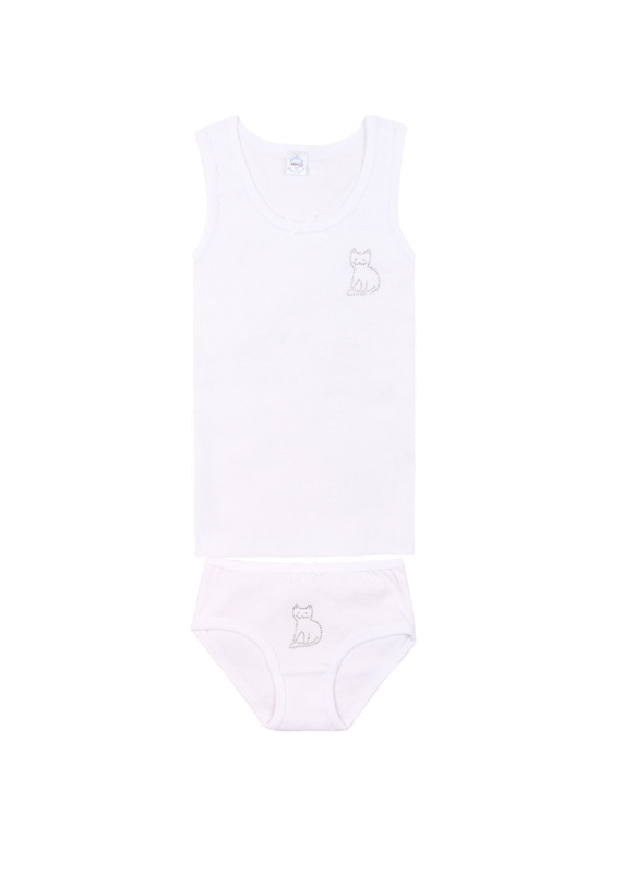 картинка БГ_ЧЗ Комплект для девочки  (майка,трусы) 3-7 лет BONITO KIDS/SS0003(ЧЗ)/уп.5шт./меш.600шт. от BonitoKids