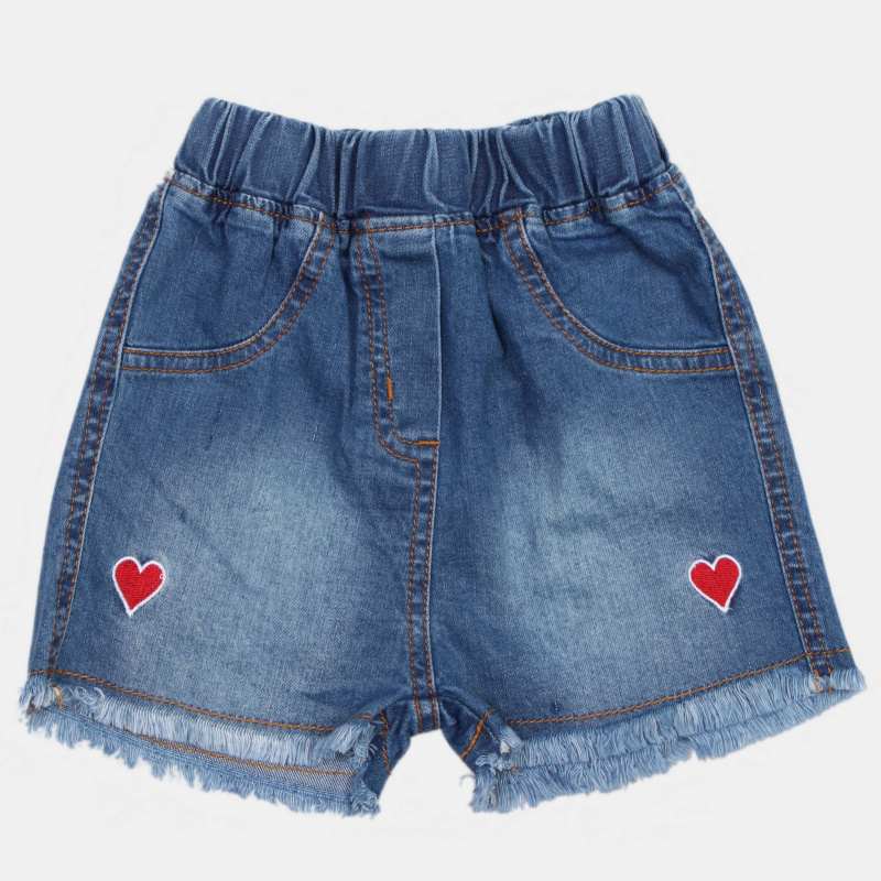 картинка ЧЗ Шорты для девочки 2-6 лет 97% хлопок, 3% эластан BONITO KIDS/OP1610(ЧЗ)/уп.5шт./меш.400шт. от BonitoKids