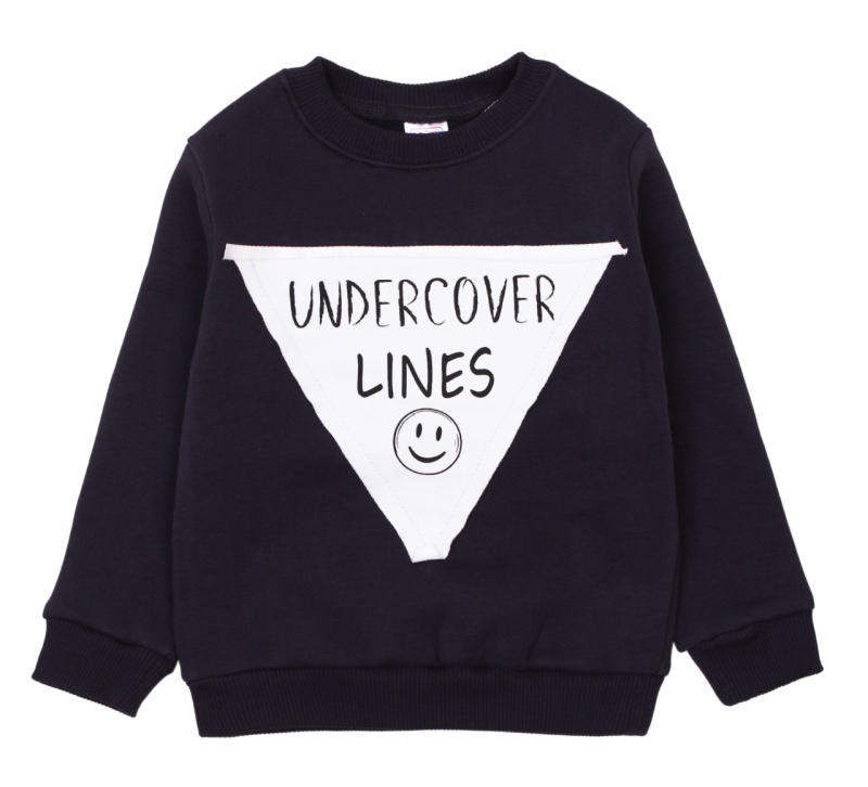 картинка ЧЗ Свитшот для мальчика 2-5 лет 95% хлопок, 5% эластан BONITO KIDS/OP1269(ЧЗ)/уп.4шт./меш.192шт. от BonitoKids