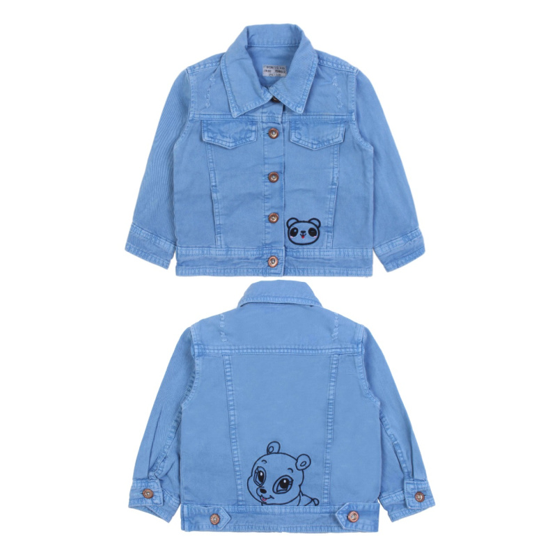 картинка ЧЗ Пиджак для детей 2-6 лет 100% хлопок BONITO KIDS/OP872(ЧЗ)/уп.5шт./меш.180шт. от BonitoKids