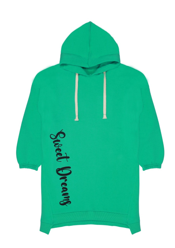 картинка ЧЗ Худи для девочки 9-12 лет 100% хлопок BONITO KIDS/BK1507H(ЧЗ)/уп.4шт./меш.72шт. от BonitoKids