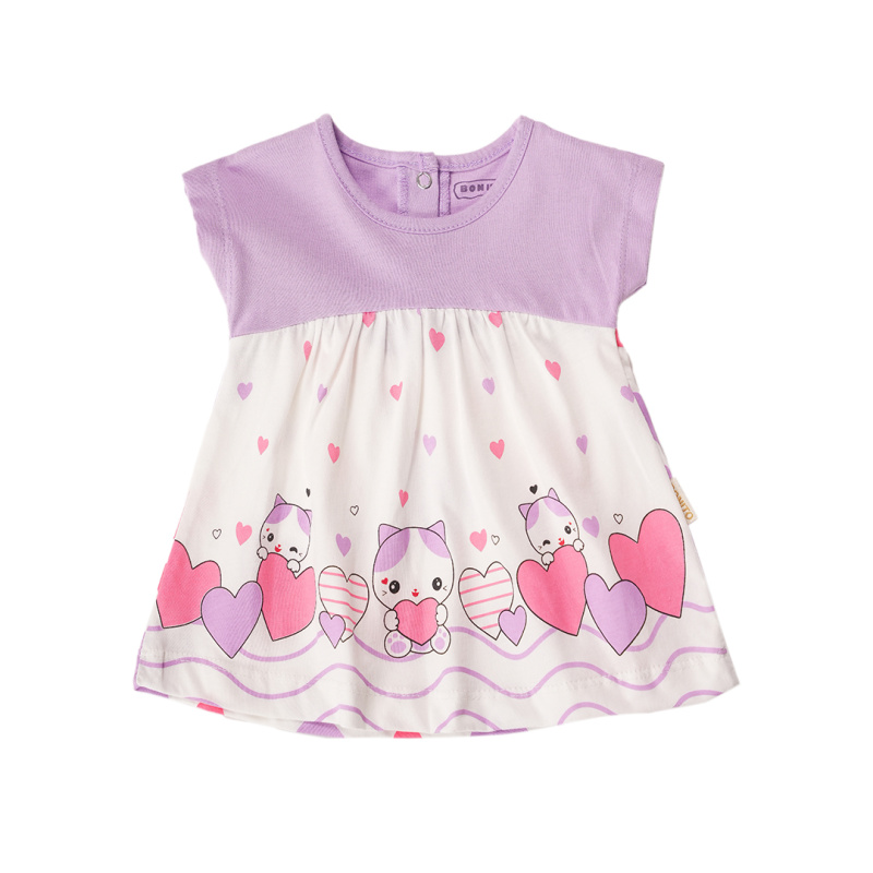 картинка ЧЗ Платье для девочки 68-86 см BONITO KIDS/OP1922(ЧЗ)/уп.4шт./меш.920шт. от BonitoKids