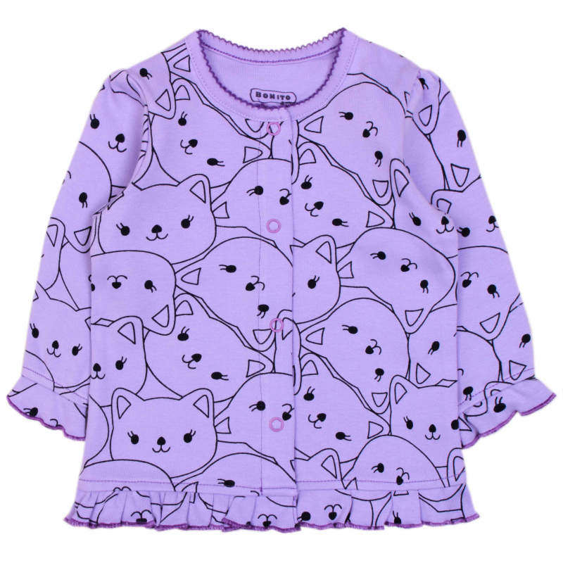 картинка ЧЗ Кофта для девочки 62-86 100% хб BONITO KIDS/OP1465/уп.5шт./меш.525шт. от BonitoKids