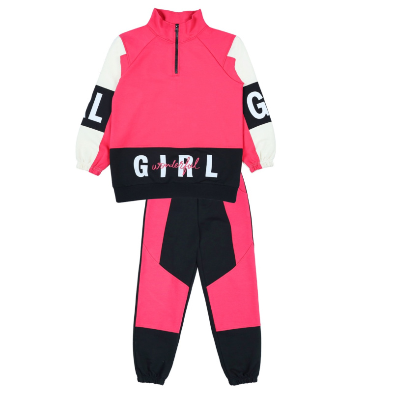 картинка ЧЗ Комплект для девочки (бомбер и штаны) 8-12 лет BONITO KIDS/BK1499KBD(ЧЗ)/уп.5шт./меш.120шт. от BonitoKids