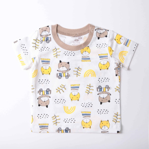 картинка Футболка для детей 68-86 см 100% хлопок BONITO KIDS/OP1869/уп.4шт./меш.960шт. от BonitoKids