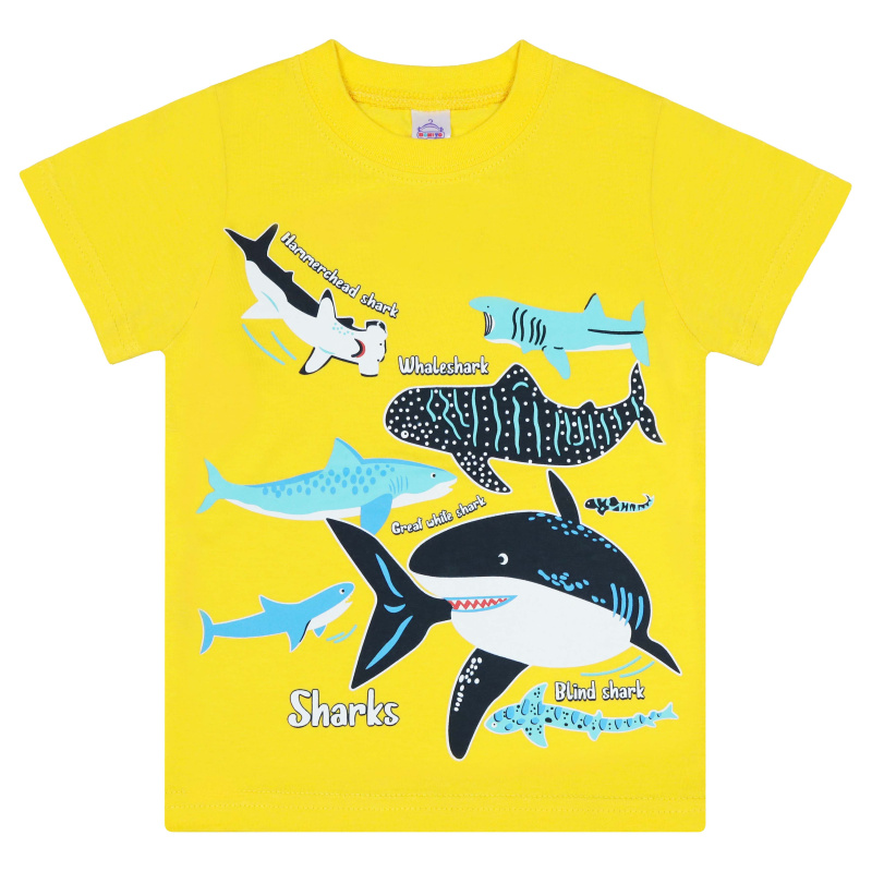 картинка БГ Футболка для мальчика 1,5-4 лет 100% хлопок BONITO KIDS/BK0001M(02-24)/уп.4шт./меш.800шт. от BonitoKids