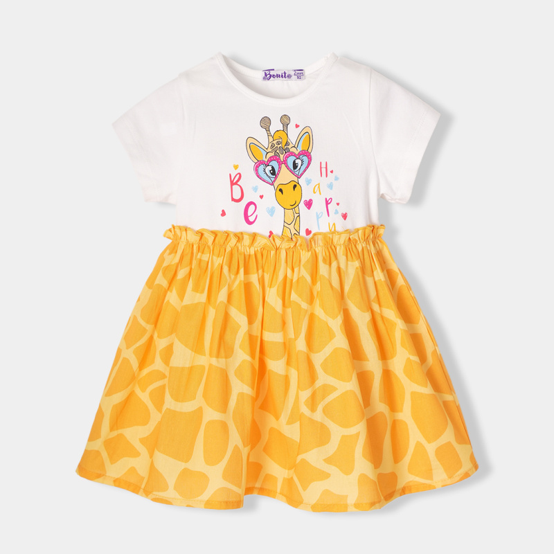 картинка ЧЗ Платье для девочки 2-6 лет BONITO KIDS/OP1188(04-24)(ЧЗ)/уп.5шт./меш.600шт. от BonitoKids