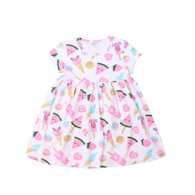 картинка БГ_ЧЗ Платье для девочки 3-7 лет 92% хлопок, 8% лайкра BONITO KIDS/SS6045(ЧЗ)/уп.5шт./меш.375шт. от BonitoKids