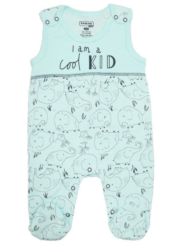 картинка ЧЗ Полукомбинезон, 62-80,100% х/б, BONITO KIDS/OP371(ЧЗ)/уп.4 шт./меш.480 шт. от BonitoKids